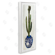 Stellar Design Studio | Cacti in Ornate Blue Pot