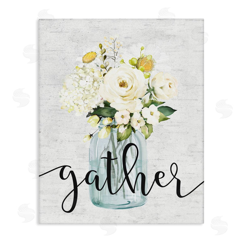 Lettered and Lined | Gather Text White Spring Bouquet