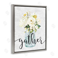 Lettered and Lined | Gather Text White Spring Bouquet