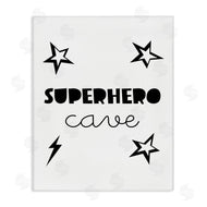 Seven Trees | Superhero Cave Sign with Stars