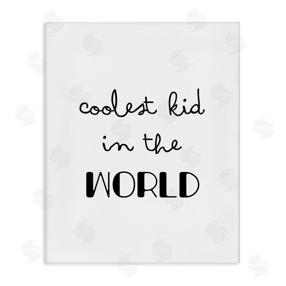 Coolest Kid In the World Canvas Wall Art, Home Decor by Seven Trees