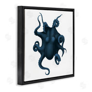 Seven Trees | Minimal Blue Octopus Aerial