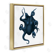 Seven Trees | Minimal Blue Octopus Aerial