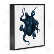 Seven Trees | Minimal Blue Octopus Aerial