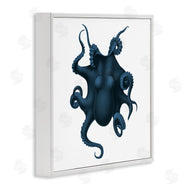 Seven Trees | Minimal Blue Octopus Aerial