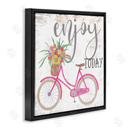 Ziwei Li | Enjoy Today Pink Bicycle