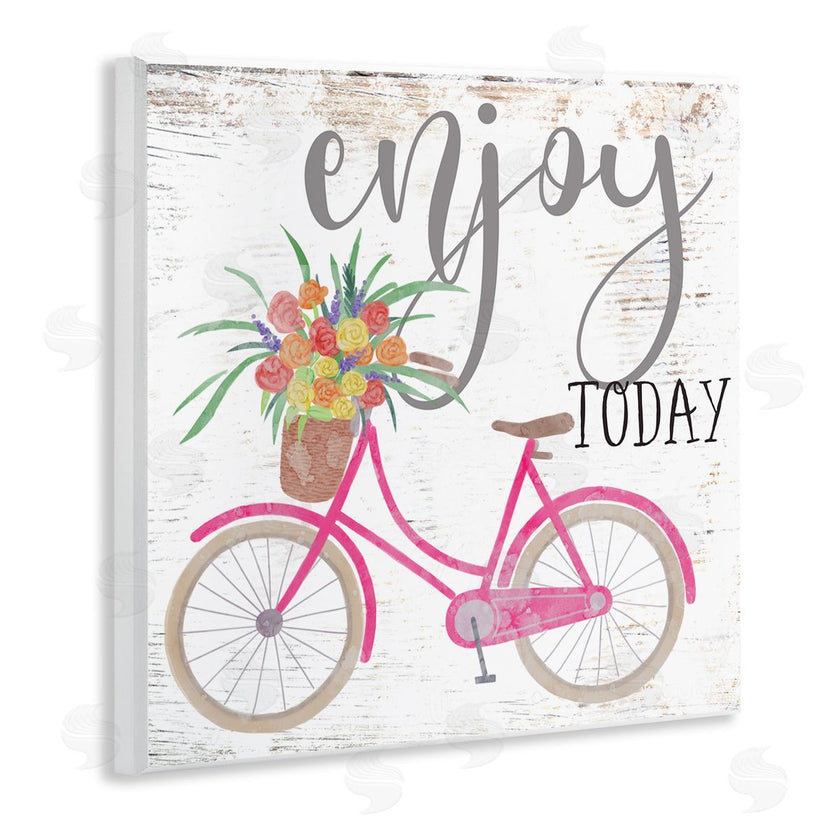 Ziwei Li | Enjoy Today Pink Bicycle