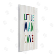 Stupell Studio | Little Man Cave Multi-Color Text