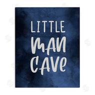 Stupell Studio | Little Man Cave Blue Watercolor
