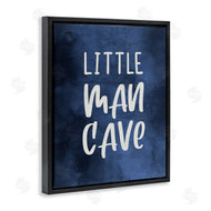 Stupell Studio | Little Man Cave Blue Watercolor