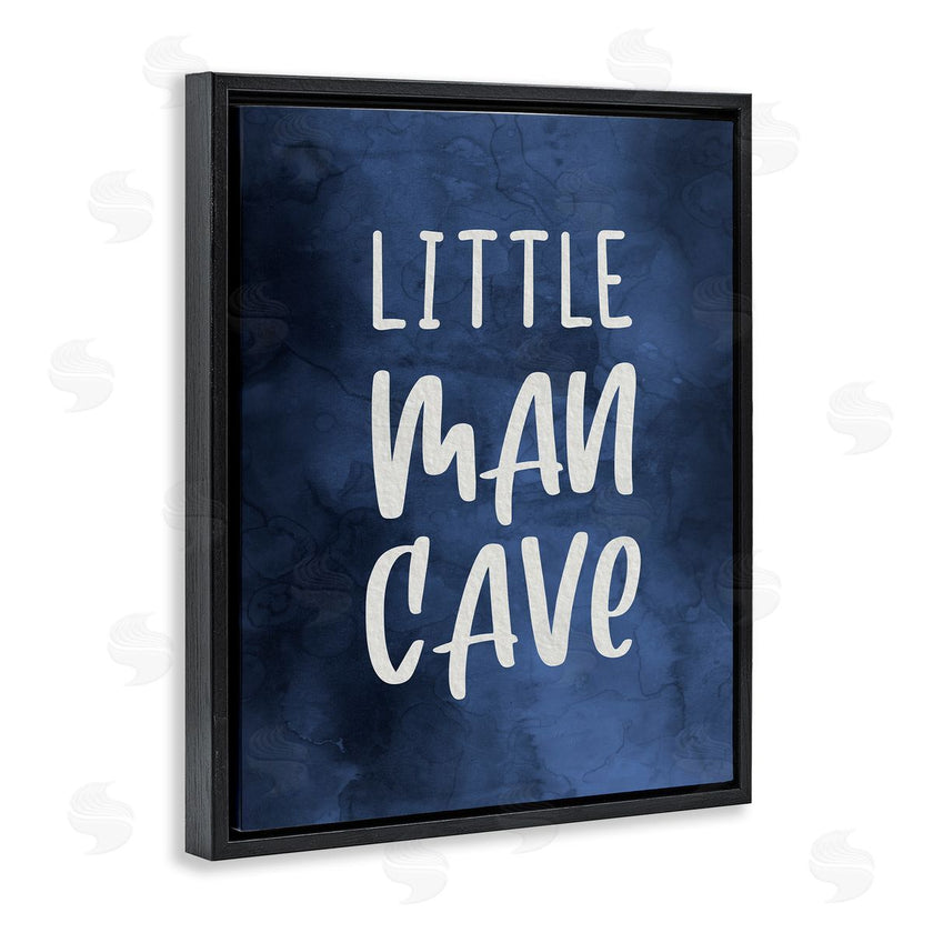 Stupell Studio | Little Man Cave Blue Watercolor
