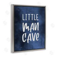Stupell Studio | Little Man Cave Blue Watercolor
