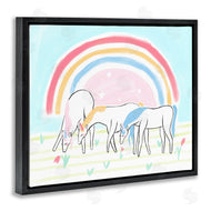 Stupell Studio | Unicorn Trio under Rainbow