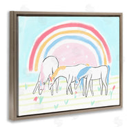 Stupell Studio | Unicorn Trio under Rainbow
