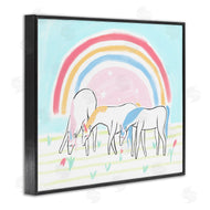 Stupell Studio | Unicorn Trio under Rainbow