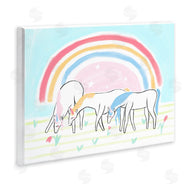 Stupell Studio | Unicorn Trio under Rainbow