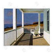 Zhen-Huan Lu | Cottage Porch with Beach Chair