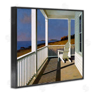 Zhen-Huan Lu | Cottage Porch with Beach Chair