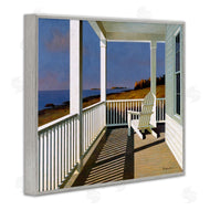 Zhen-Huan Lu | Cottage Porch with Beach Chair