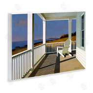 Zhen-Huan Lu | Cottage Porch with Beach Chair