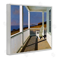 Zhen-Huan Lu | Cottage Porch with Beach Chair