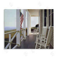 Zhen-Huan Lu | Rocking Chairs on Cape Porch