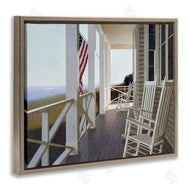 Zhen-Huan Lu | Rocking Chairs on Cape Porch