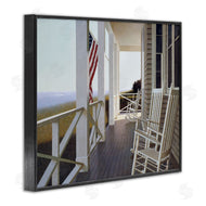 Zhen-Huan Lu | Rocking Chairs on Cape Porch