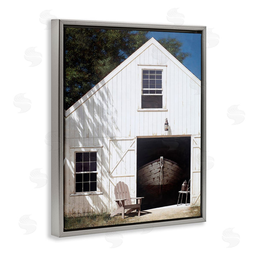Zhen-Huan Lu | Boat Behind Barn Door