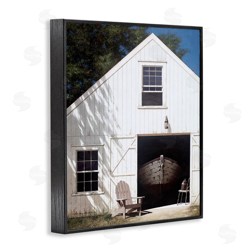 Zhen-Huan Lu | Boat Behind Barn Door