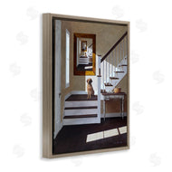 Zhen-Huan Lu | Dog on Country Staircase