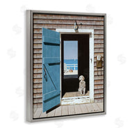 Zhen-Huan Lu | Dog Between Coastal Doorways