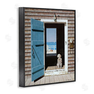 Zhen-Huan Lu | Dog Between Coastal Doorways