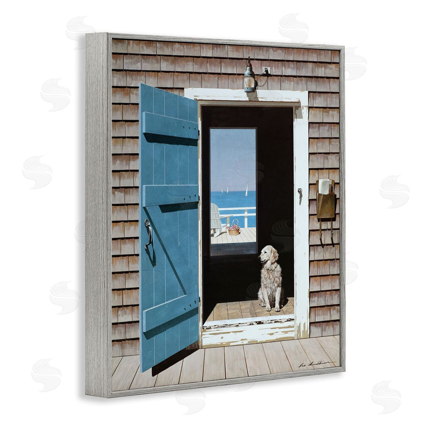 Zhen-Huan Lu | Dog Between Coastal Doorways