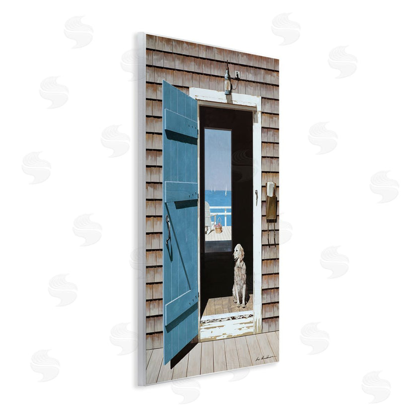 Zhen-Huan Lu | Dog Between Coastal Doorways