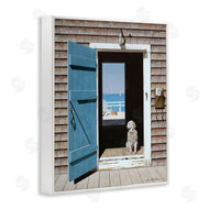 Zhen-Huan Lu | Dog Between Coastal Doorways