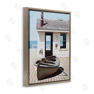 Zhen-Huan Lu | Boat Resting On Boardwalk