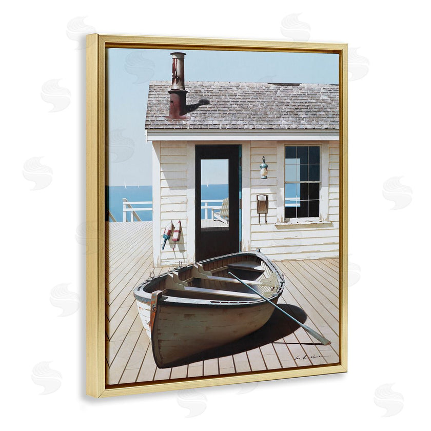 Zhen-Huan Lu | Boat Resting On Boardwalk