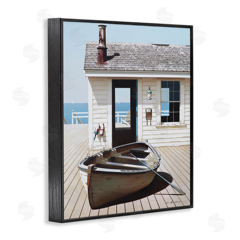 Zhen-Huan Lu | Boat Resting On Boardwalk