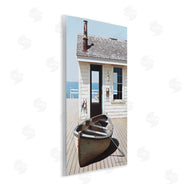Zhen-Huan Lu | Boat Resting On Boardwalk