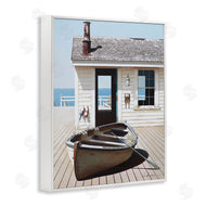 Zhen-Huan Lu | Boat Resting On Boardwalk