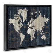 Wild Apple Portfolio | Distressed Antique World Map