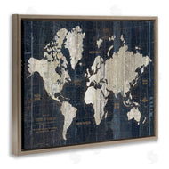 Wild Apple Portfolio | Distressed Antique World Map