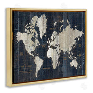 Wild Apple Portfolio | Distressed Antique World Map