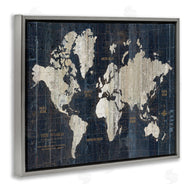 Wild Apple Portfolio | Distressed Antique World Map