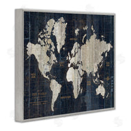 Wild Apple Portfolio | Distressed Antique World Map