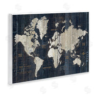 Wild Apple Portfolio | Distressed Antique World Map