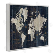 Wild Apple Portfolio | Distressed Antique World Map