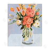 Victoria Borges | Blushing Florals Undone Arrangement