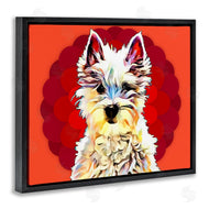 Kim Curinga | Westie Dog Red Pop Art